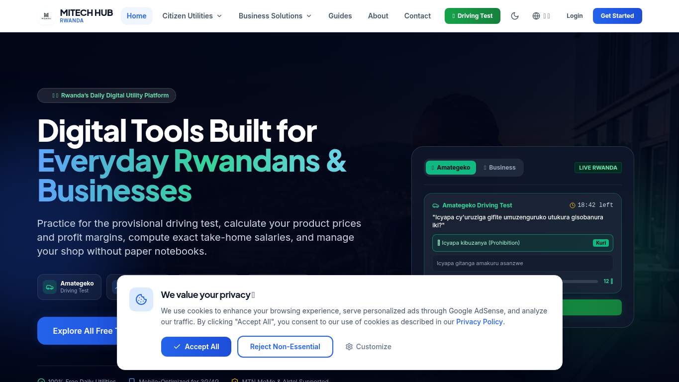 Screenshot of https://www.mitechhubhq.com/ Screenshot of https://www.mitechhubhq.com/