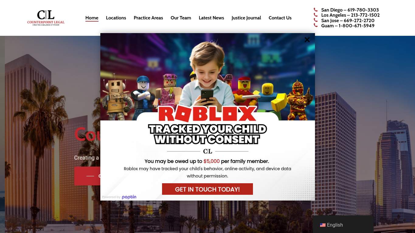 Screenshot of https://www.counterpointfirm.com/ Screenshot of https://www.counterpointfirm.com/