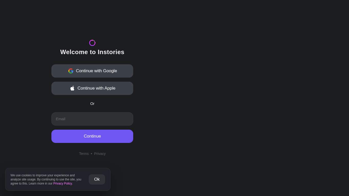 Screenshot of https://instories.com/ Screenshot of https://instories.com/