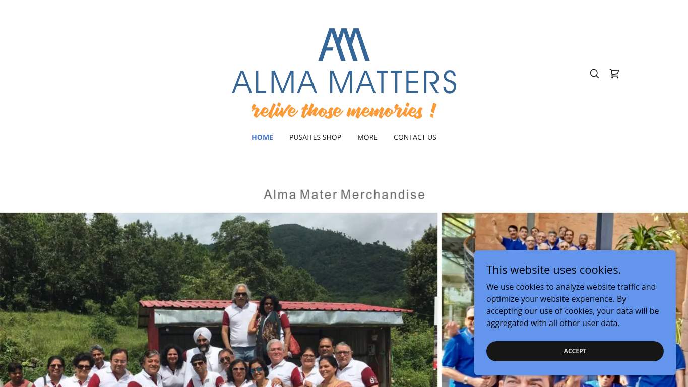 Screenshot of https://www.almamatters.in/ Screenshot of https://www.almamatters.in/