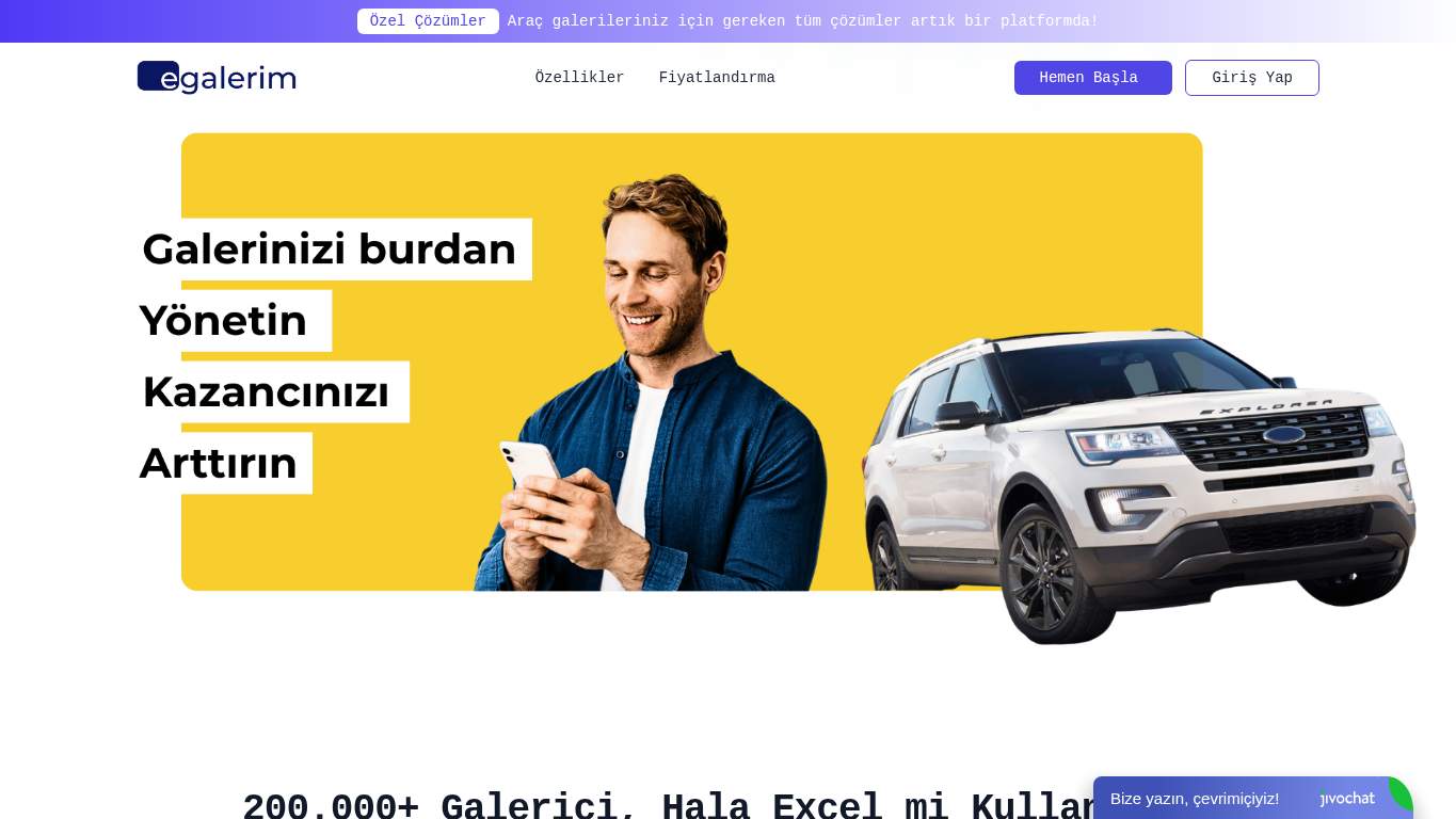 Screenshot of https://egalerim.com/ Screenshot of https://egalerim.com/