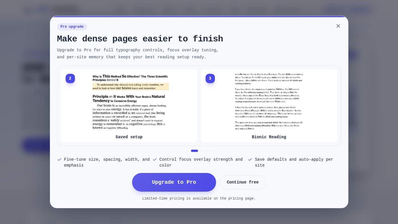 Screenshot of https://adhdreading.org/ Screenshot of https://adhdreading.org/