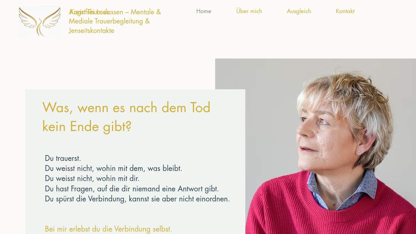 Screenshot of https://angstfreiloslassen.ch/ Screenshot of https://angstfreiloslassen.ch/