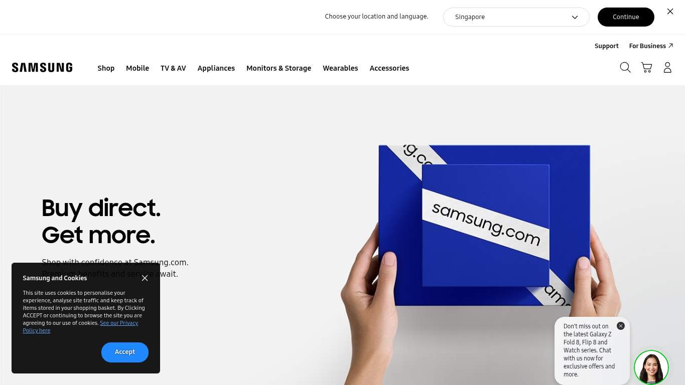 Screenshot of https://www.samsung.com/sg/buy-direct-get-more/ Screenshot of https://www.samsung.com/sg/buy-direct-get-more/