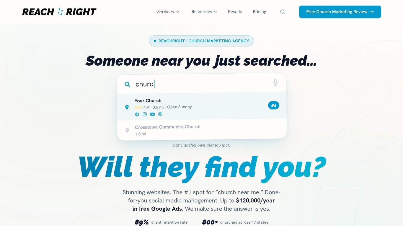Screenshot of https://reachrightstudios.com/ Screenshot of https://reachrightstudios.com/