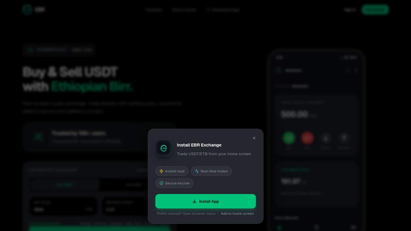 Screenshot of https://ebr.exchange/ Screenshot of https://ebr.exchange/