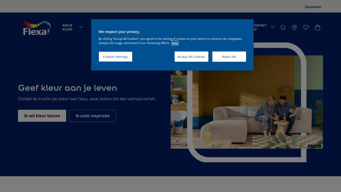 Screenshot of https://www.flexa.nl/ Screenshot of https://www.flexa.nl/