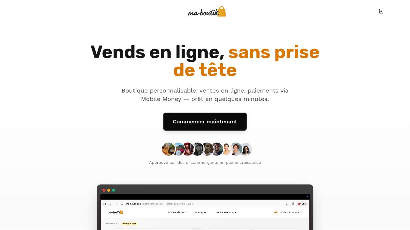 Screenshot of https://www.ma-boutik.com/ Screenshot of https://www.ma-boutik.com/