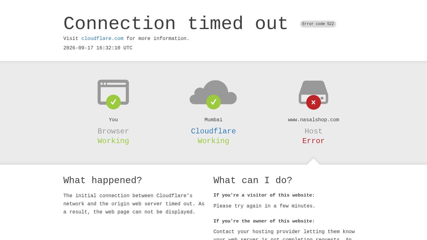 Screenshot of https://www.nasalshop.com/ Screenshot of https://www.nasalshop.com/