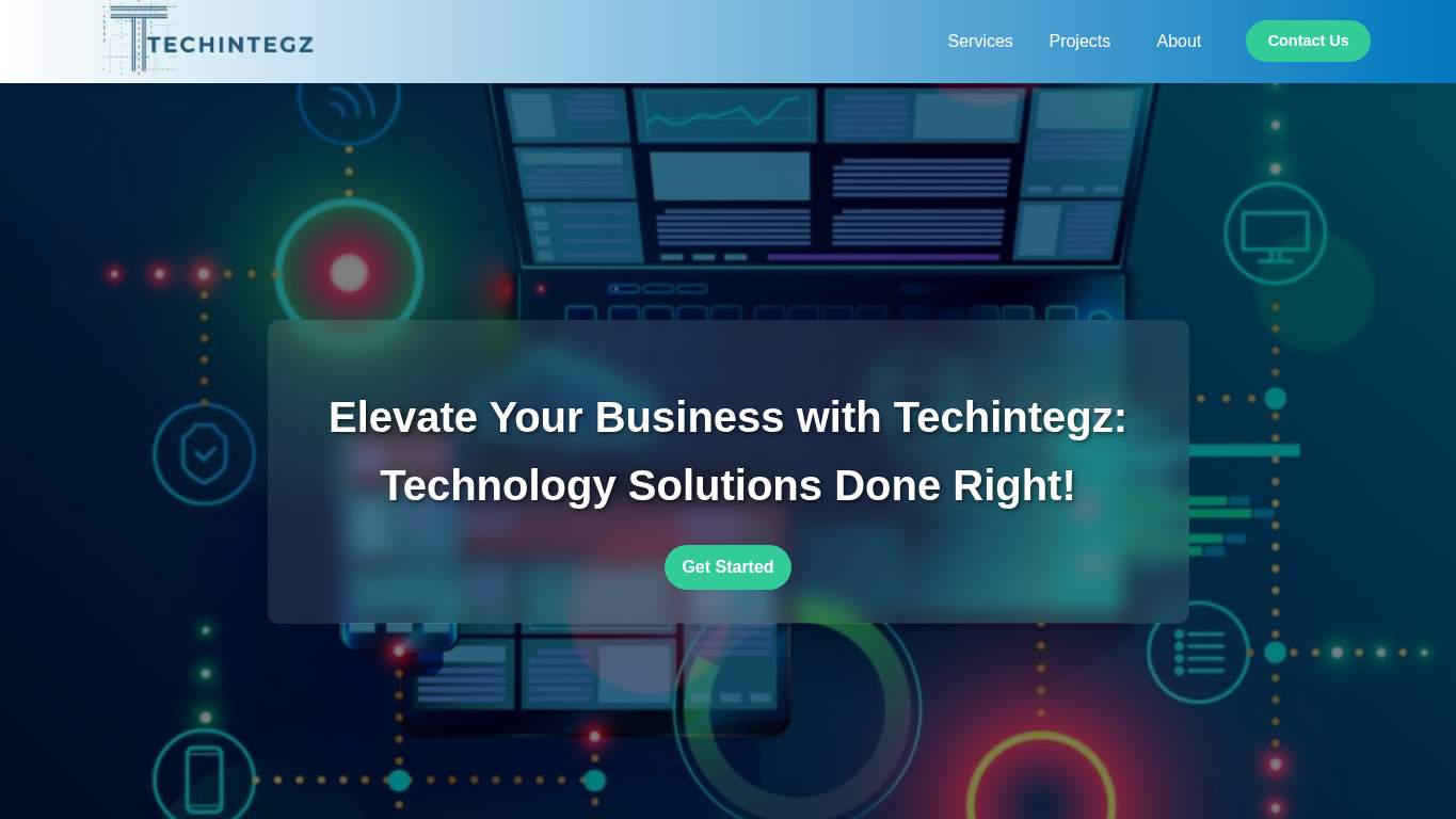 Screenshot of https://www.techintegz.com/ Screenshot of https://www.techintegz.com/