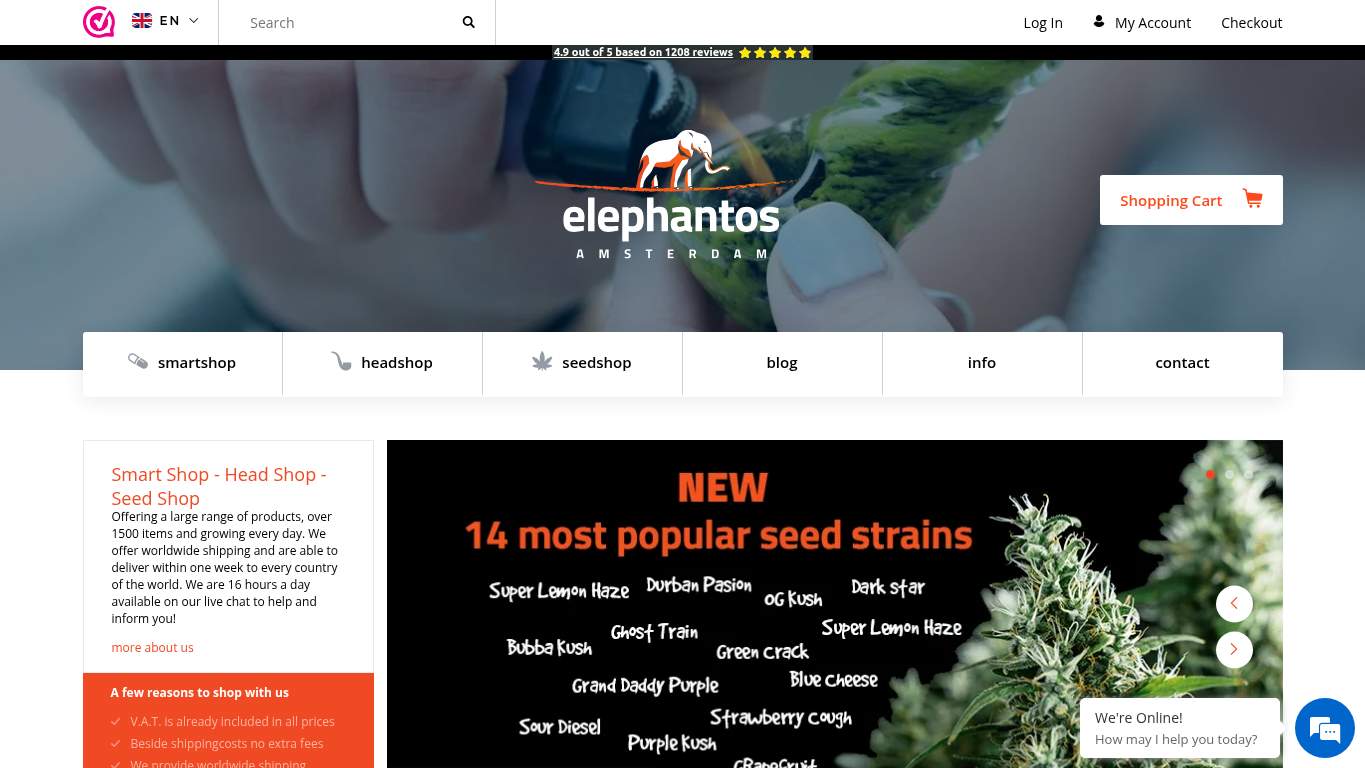 Screenshot of https://www.elephantos.com/ Screenshot of https://www.elephantos.com/