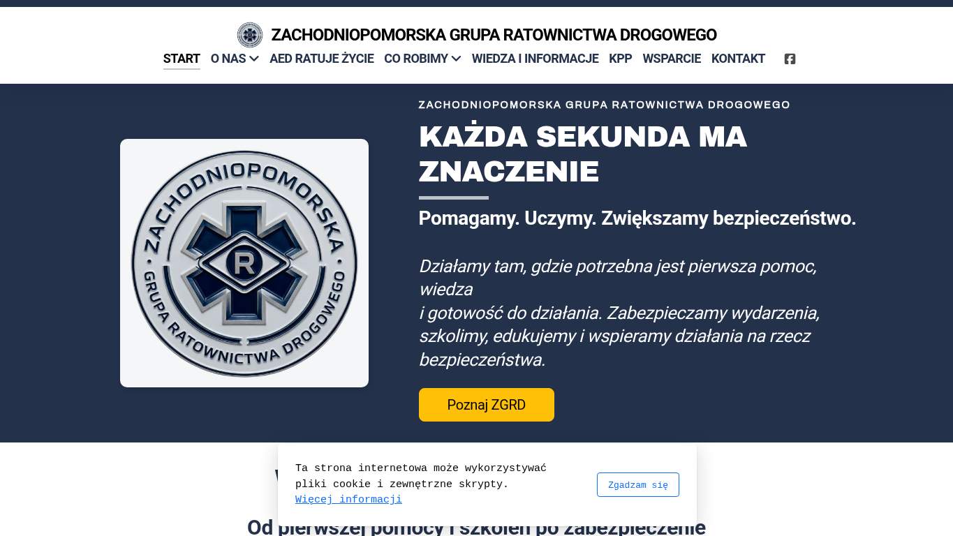 Screenshot of https://zgrd.sos.pl/ Screenshot of https://zgrd.sos.pl/