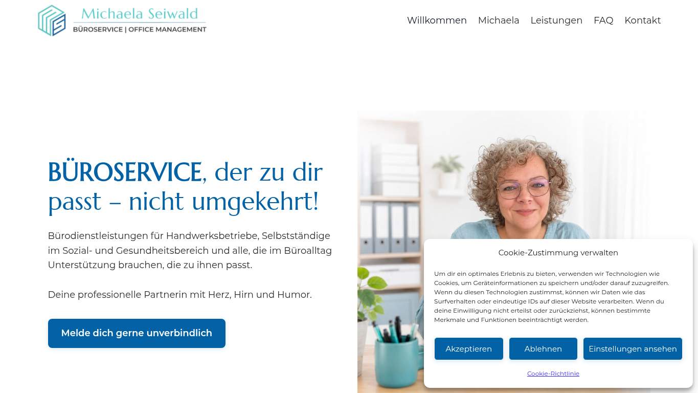 Screenshot of https://michaela-seiwald.at/ Screenshot of https://michaela-seiwald.at/