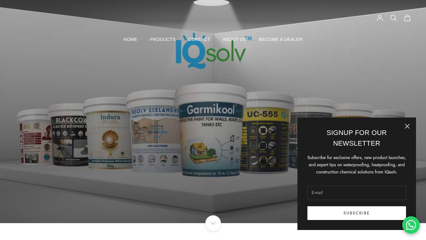Screenshot of https://www.iqsolv.com/ Screenshot of https://www.iqsolv.com/