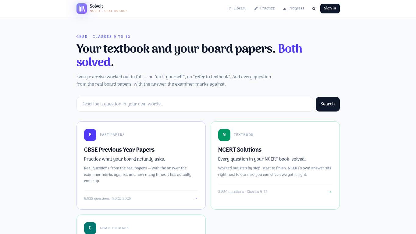 Screenshot of https://solveit.page/ Screenshot of https://solveit.page/