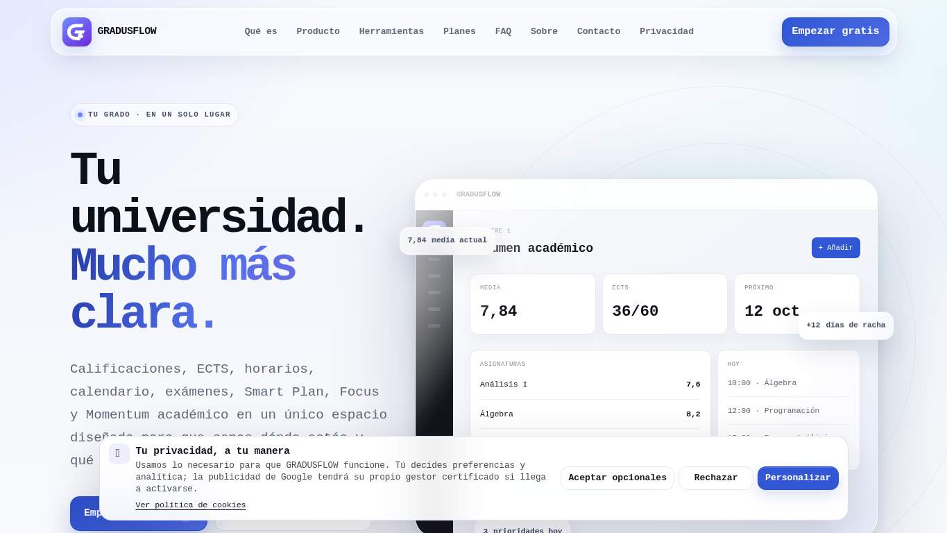 Screenshot of https://gradusflow.com/ Screenshot of https://gradusflow.com/