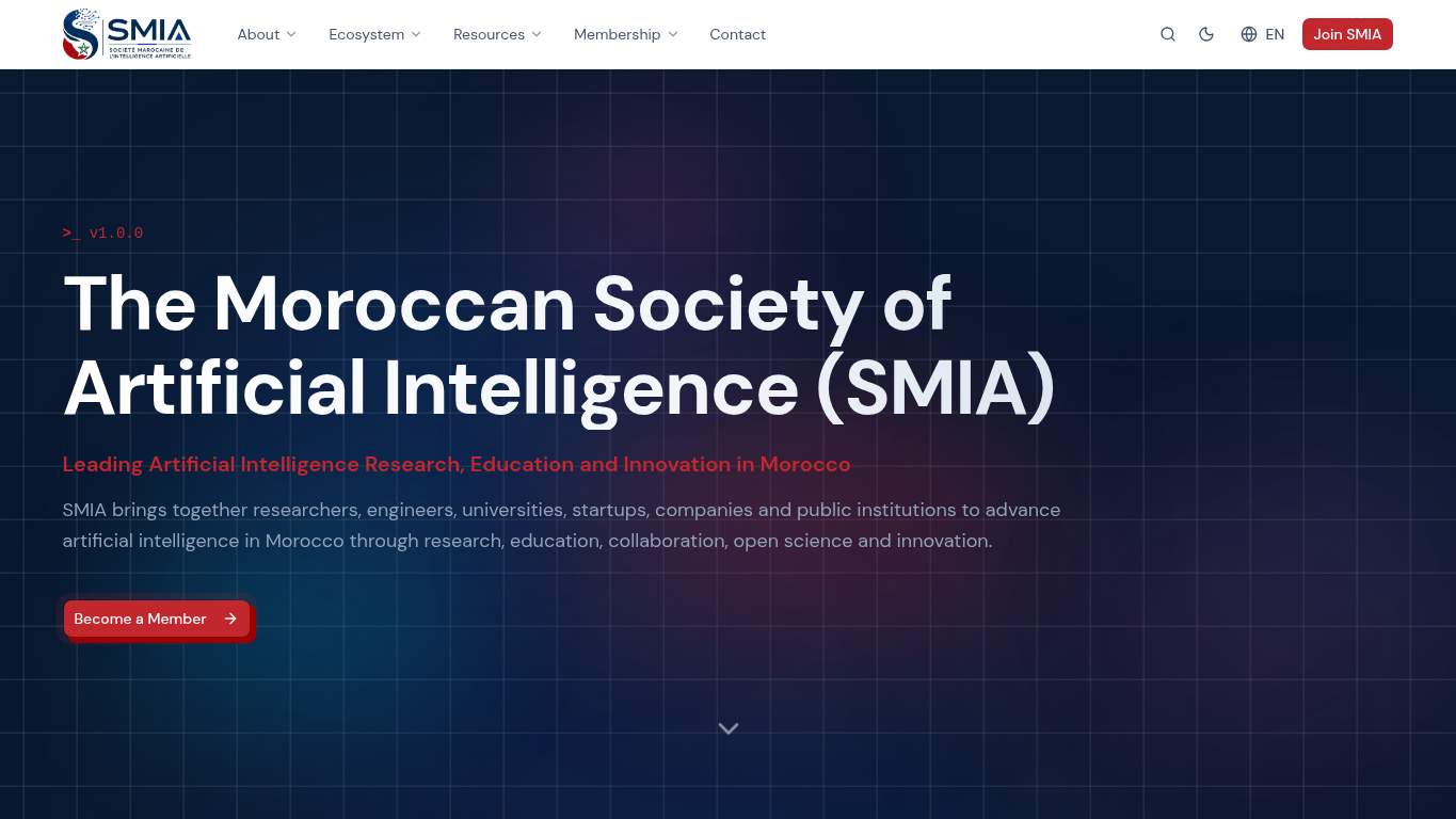Screenshot of https://smia.ma/ Screenshot of https://smia.ma/
