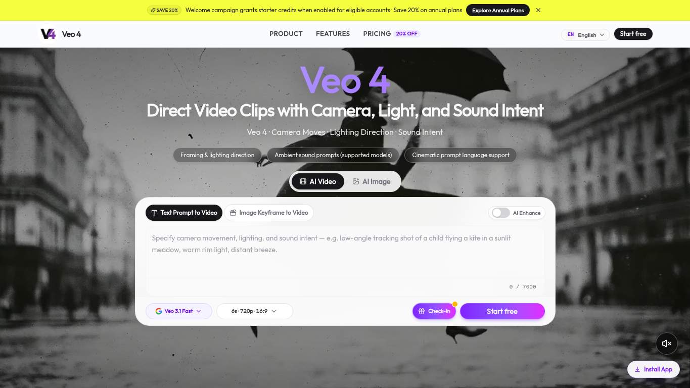 Screenshot of https://veo4-video.art/ Screenshot of https://veo4-video.art/