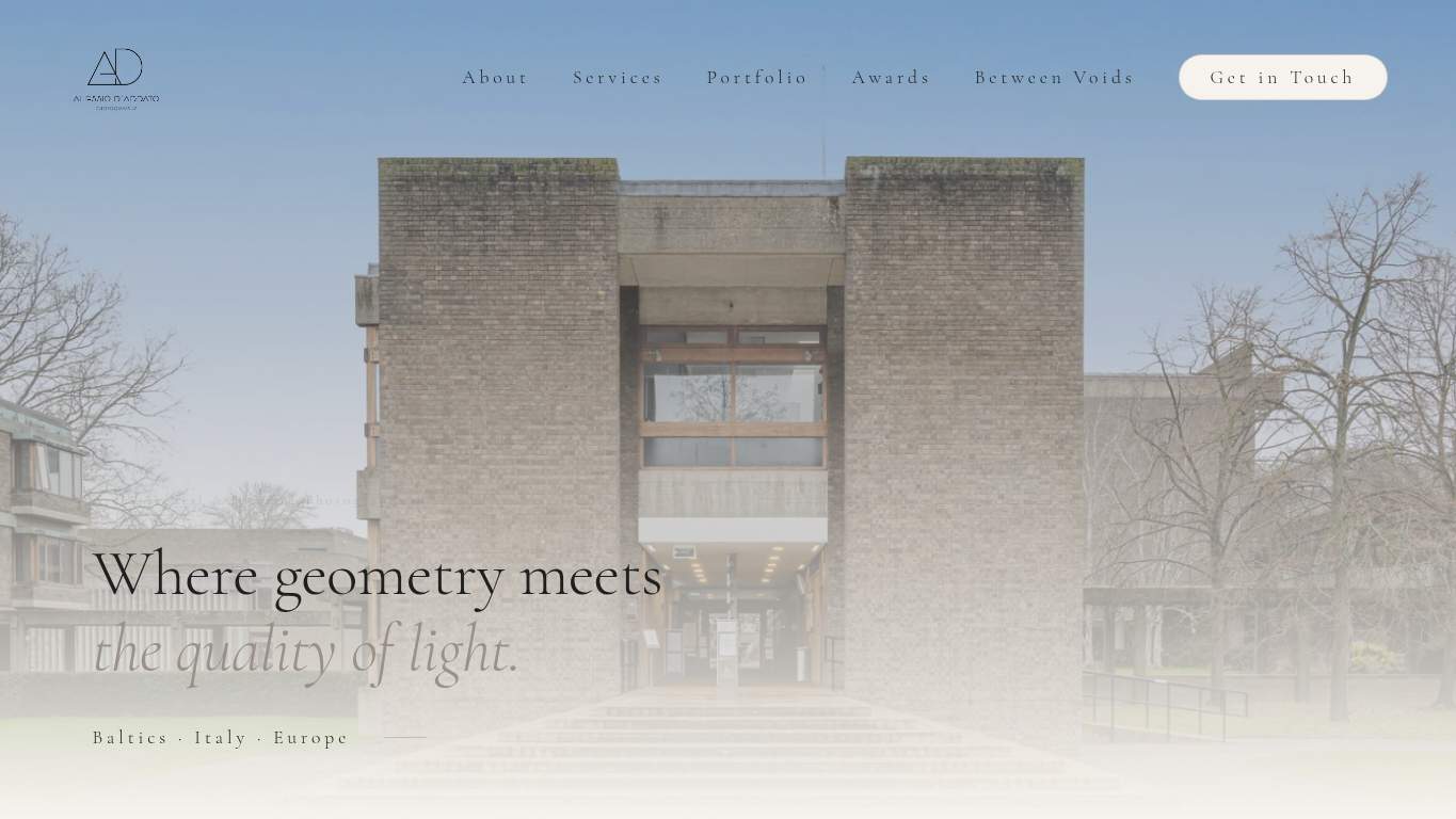 Screenshot of https://alessiodaddato.com/ Screenshot of https://alessiodaddato.com/