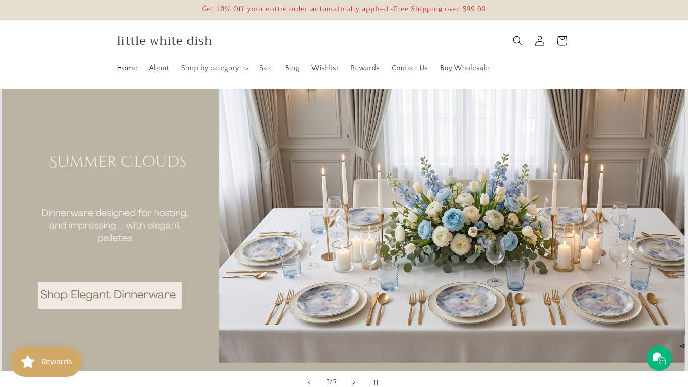 Screenshot of https://littlewhitedish.com/ Screenshot of https://littlewhitedish.com/