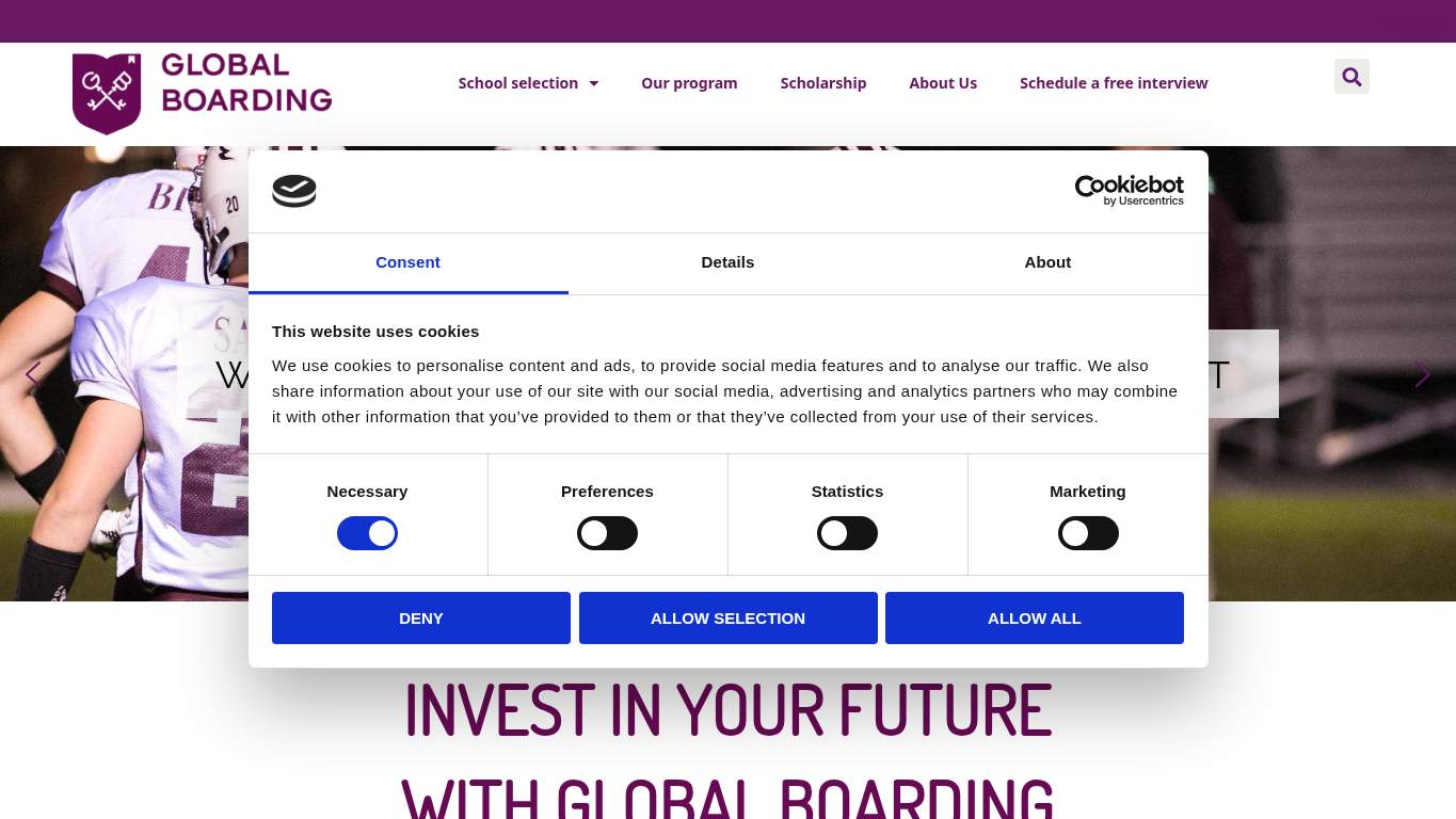 Screenshot of https://globalboarding.org/ Screenshot of https://globalboarding.org/